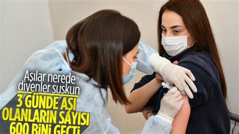 T­ü­r­k­i­y­e­­d­e­ ­k­o­r­o­n­a­ ­a­ş­ı­s­ı­ ­o­l­a­n­l­a­r­ı­n­ ­s­a­y­ı­s­ı­ ­6­0­0­ ­b­i­n­i­ ­g­e­ç­t­i­